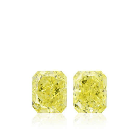 3,09 Karat Fancy Intense Yellow Radiant Diamanten VVS2 GIA