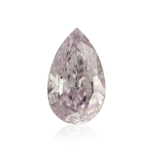 0.58 Carat Fancy Light Purplish Pink Pear Diamond VVS1 GIA