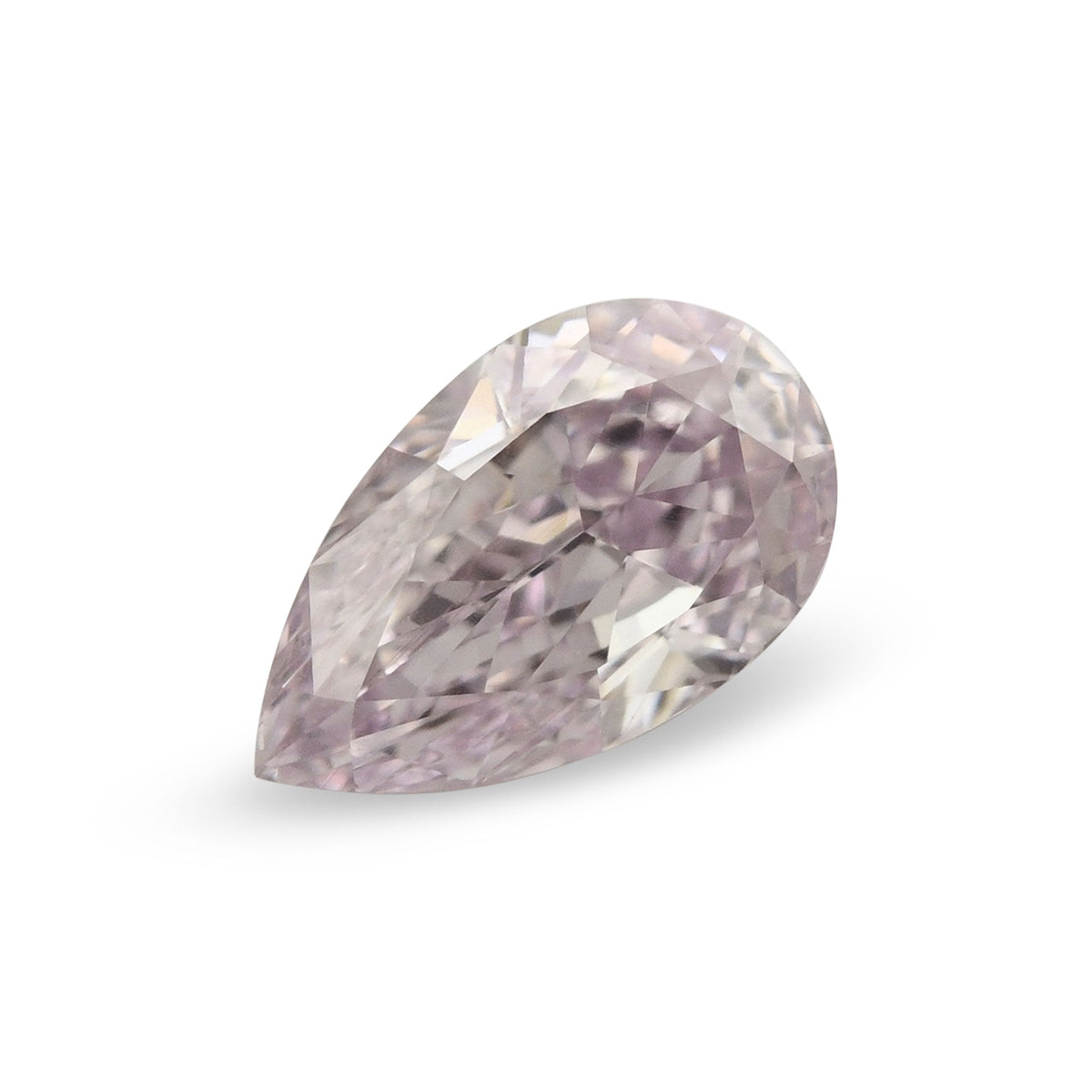 0,58 Karat Fancy Light Purplish Pink Birnenförmiger Diamant VVS1 GIA