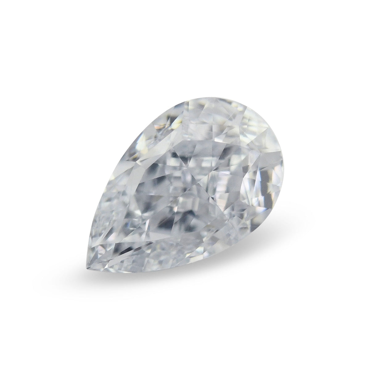 1.01 Carat Fancy Light Blue Pear Diamond SI1 GIA