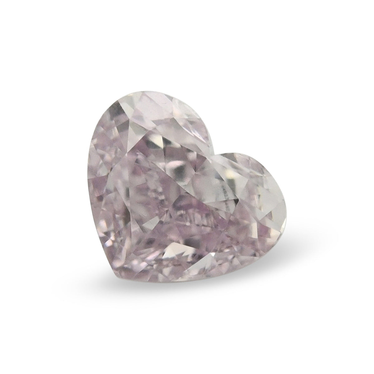 0.36 Carat Fancy Purple Pink HEART Diamond VS2 GIA
