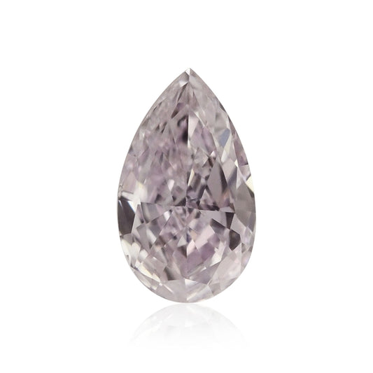 0,25 Karat Fancy Light Pinkish Purple Birnenförmiger Diamant SI1 GIA
