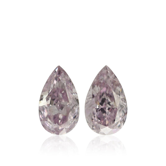0,51 Karat Fancy Purple Pink Birnenförmige Diamanten SI1