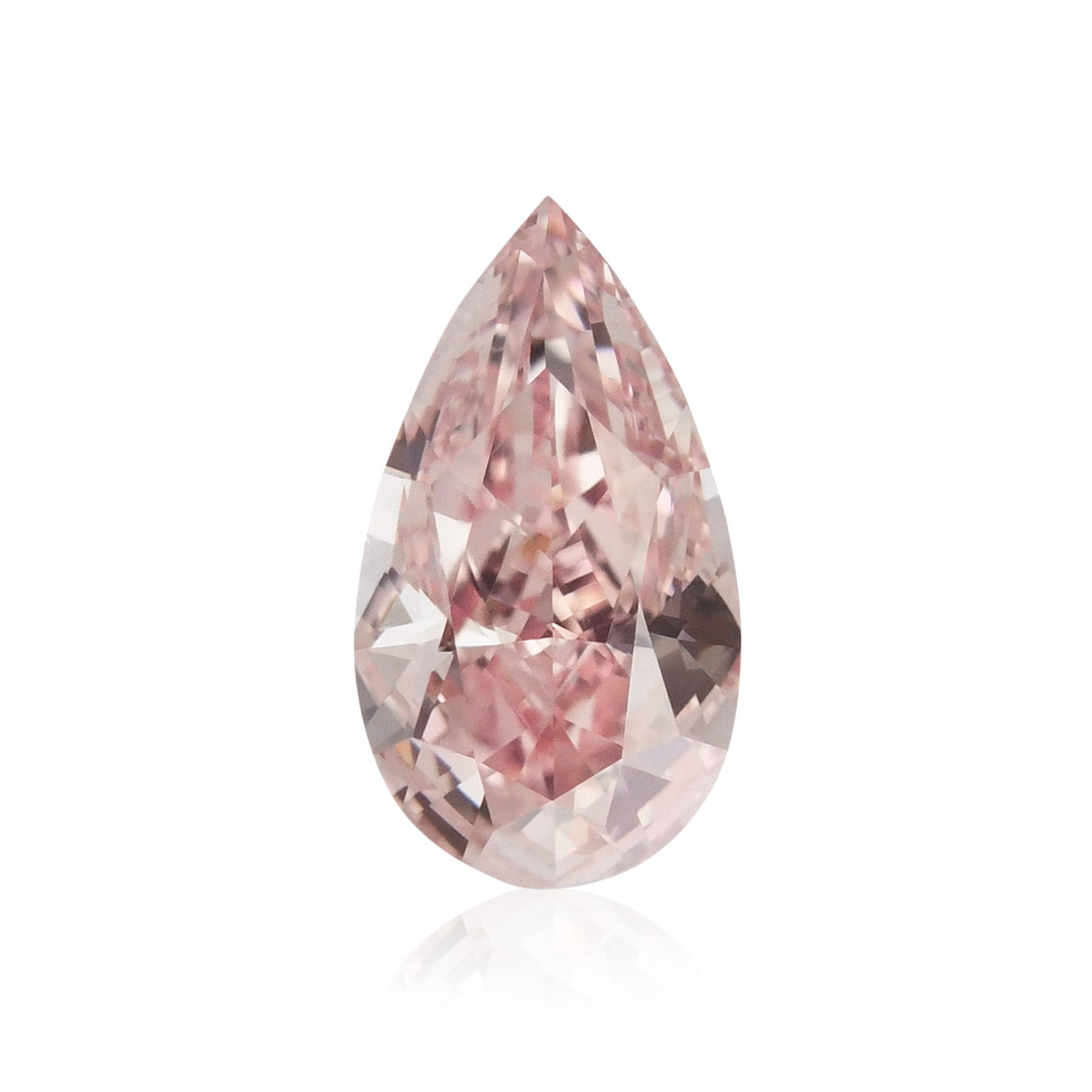 0,62 Karat Fancy Intense Pink Birnenförmiger Diamant VS2 GIA