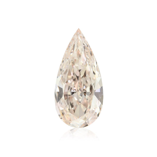 1,24 Karat Fancy Light Pinkish Brown Birnenförmiger Diamant VS1 GIA