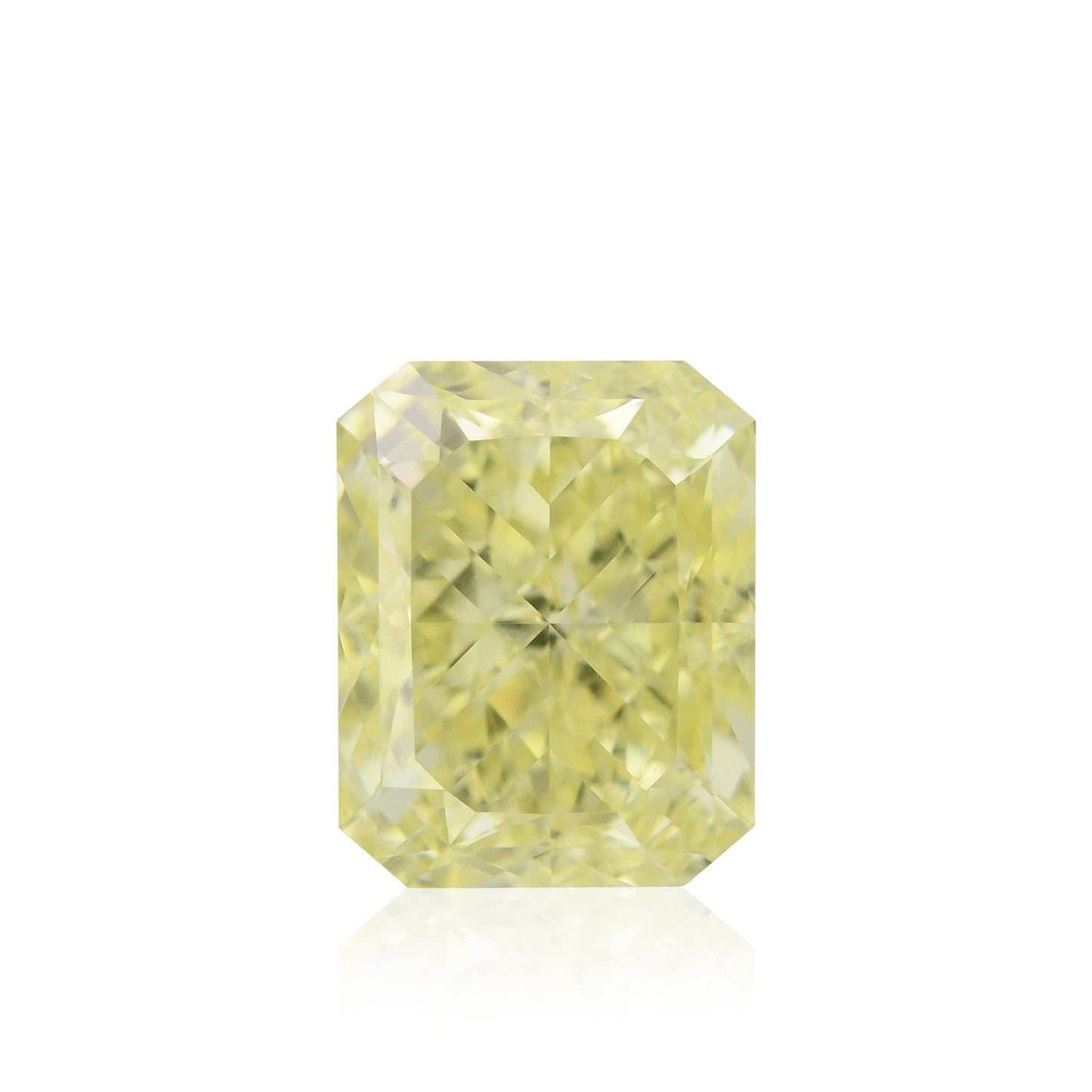 1,52 Karat Fancy Light Yellow Radiant Diamant IF GIA