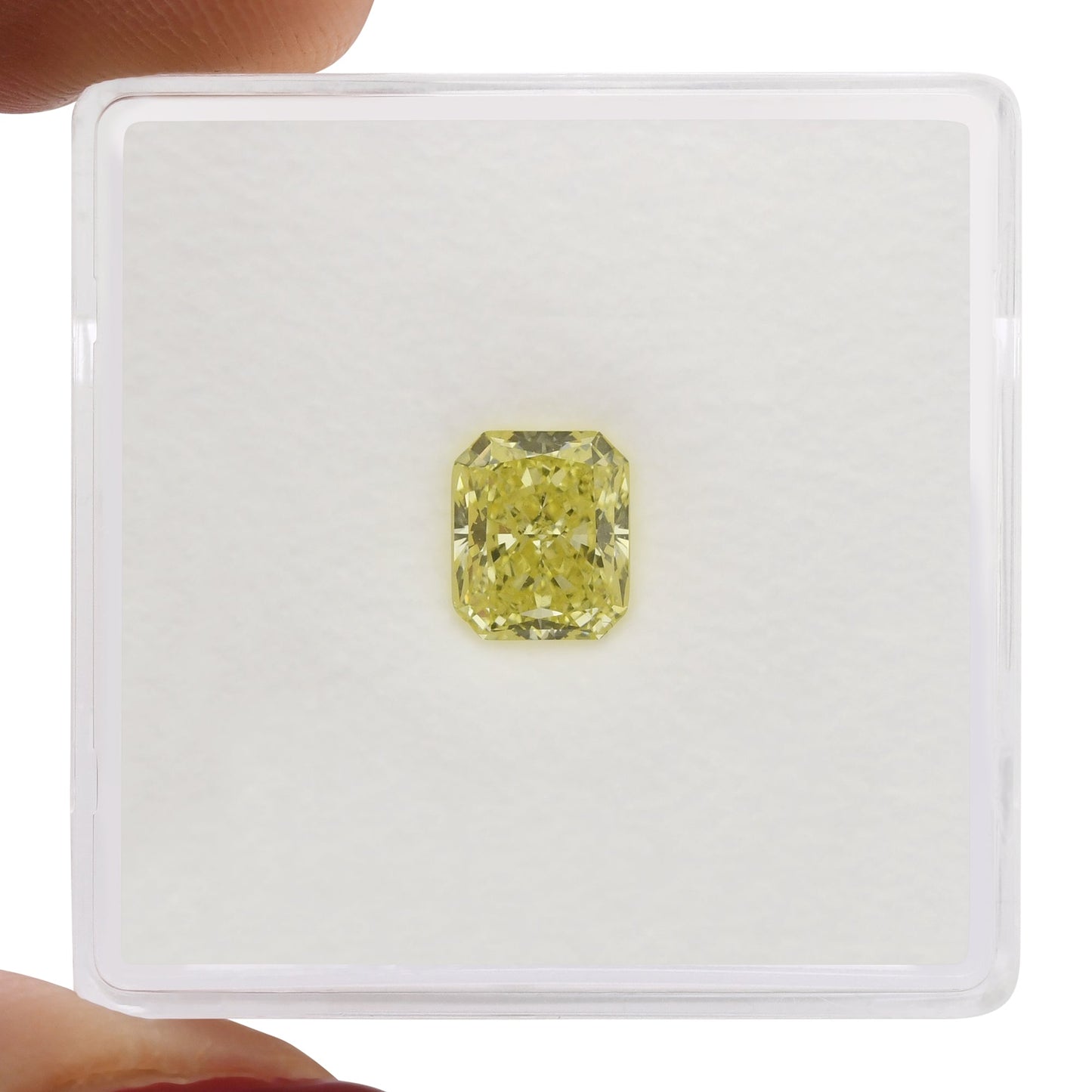 1,02 Karat Fancy Yellow Radiant VS2 GIA