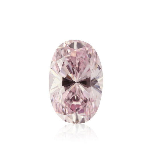 0.60 Carat Fancy Intense Purplish Pink Oval Diamond VS2 GIA