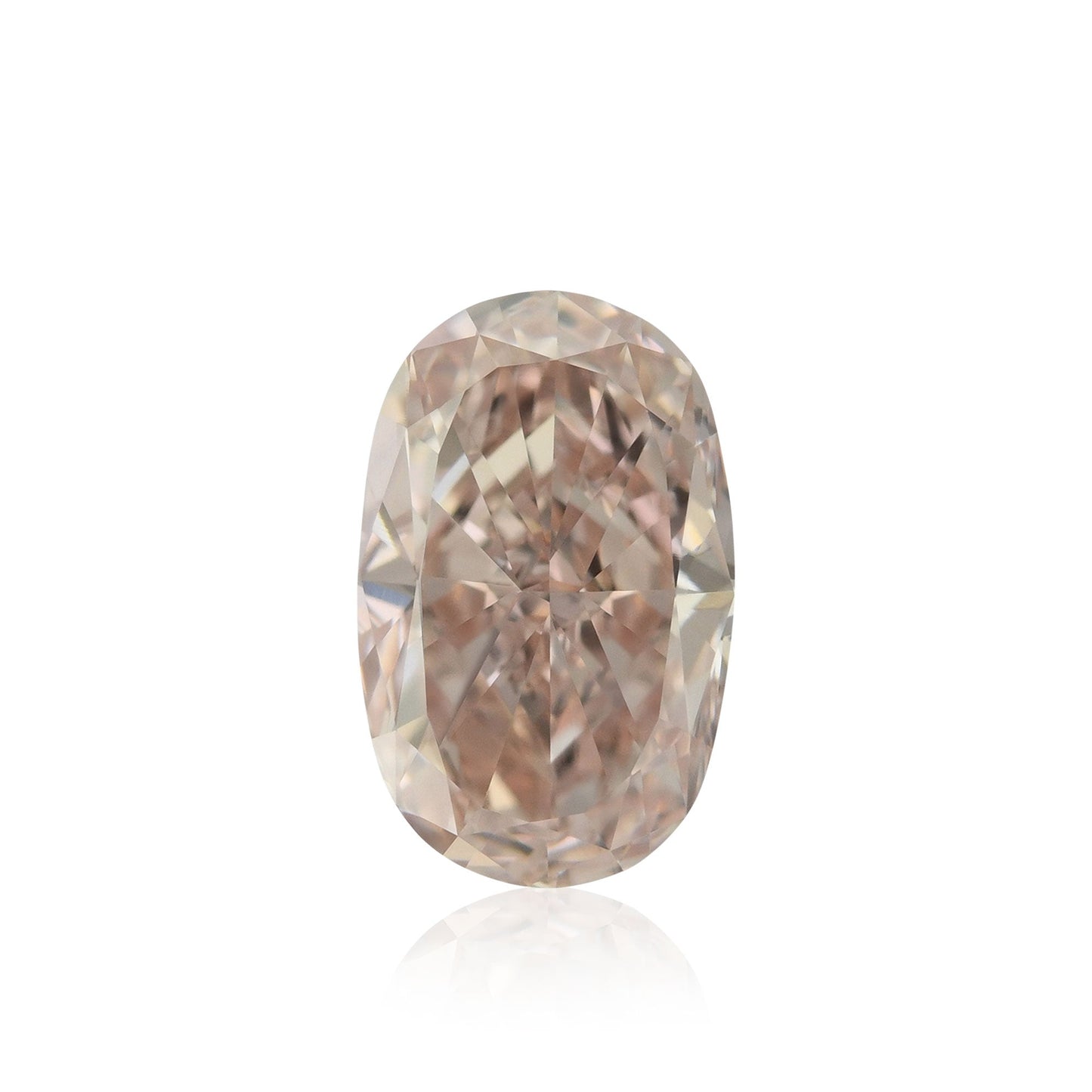 1,19 Karat Fancy Brownish Pink Ovaler Diamant VS1 GIA
