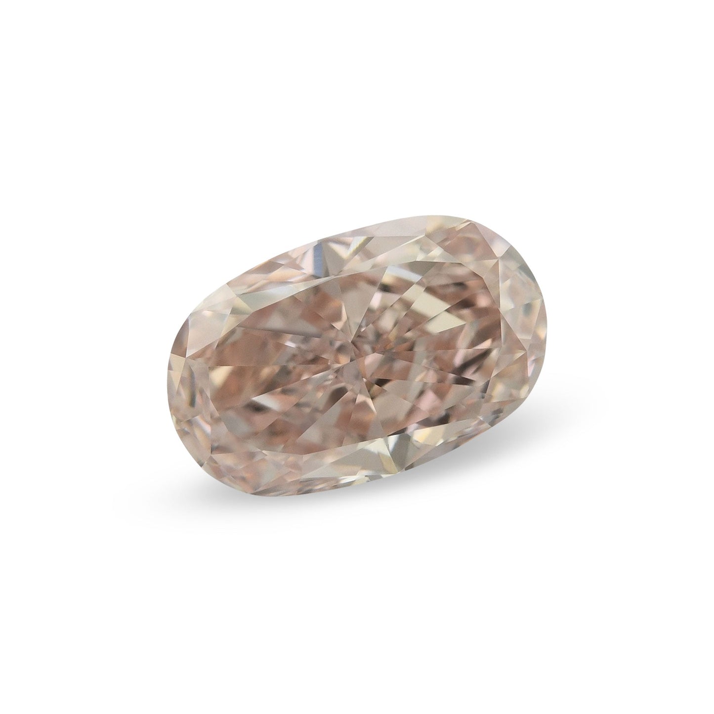 1,19 Karat Fancy Brownish Pink Ovaler Diamant VS1 GIA