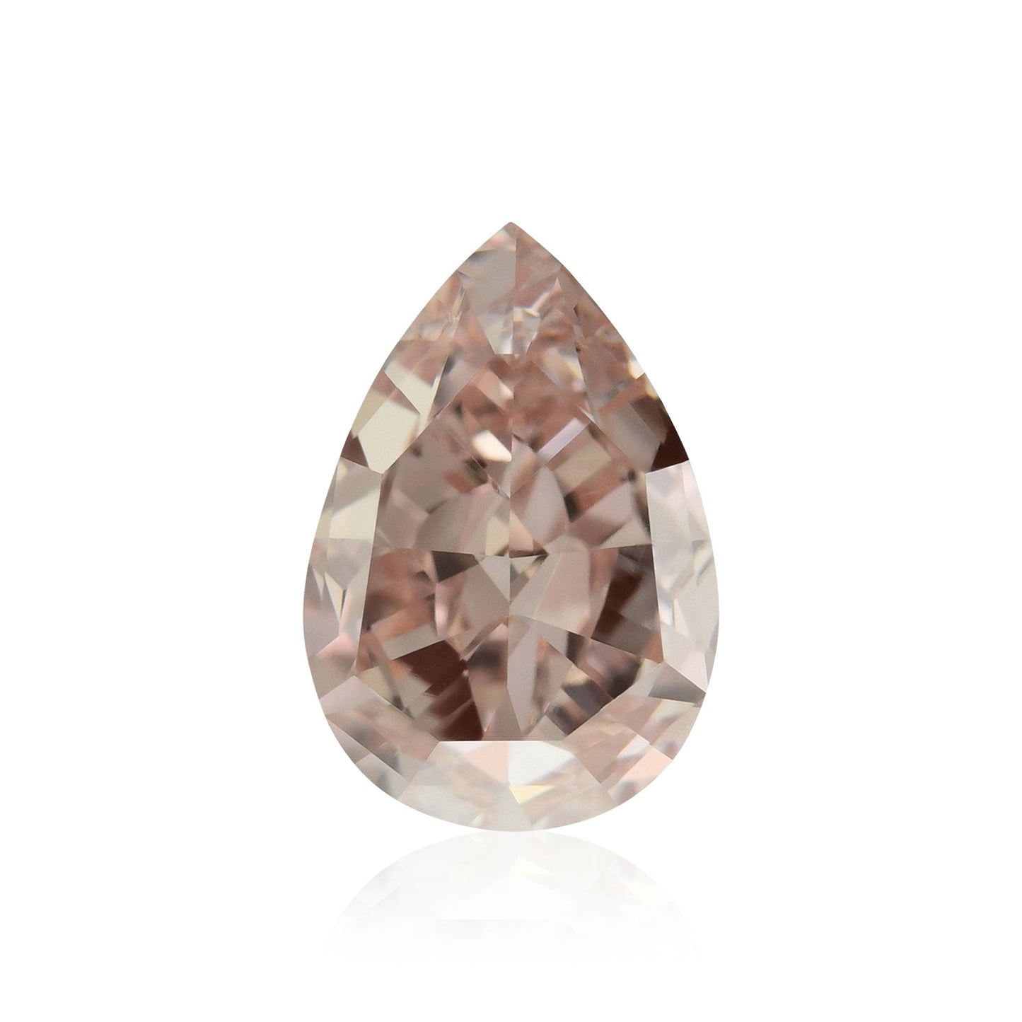 1,30 Karat Fancy Brownish Pink Birnenförmiger Diamant VVS2 GIA