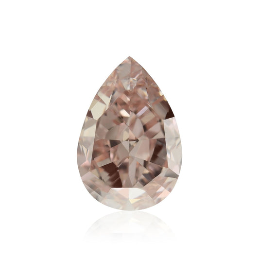 1,30 Karat Fancy Brownish Pink Birnenförmiger Diamant VVS2 GIA
