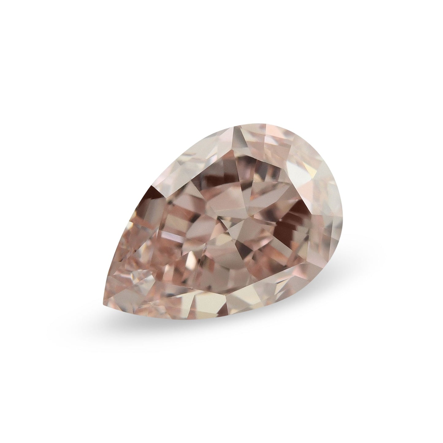 1,30 Karat Fancy Brownish Pink Birnenförmiger Diamant VVS2 GIA
