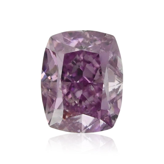 0,25 Karat Fancy Intense Pink Purple Cushion Diamond SI2 GIA