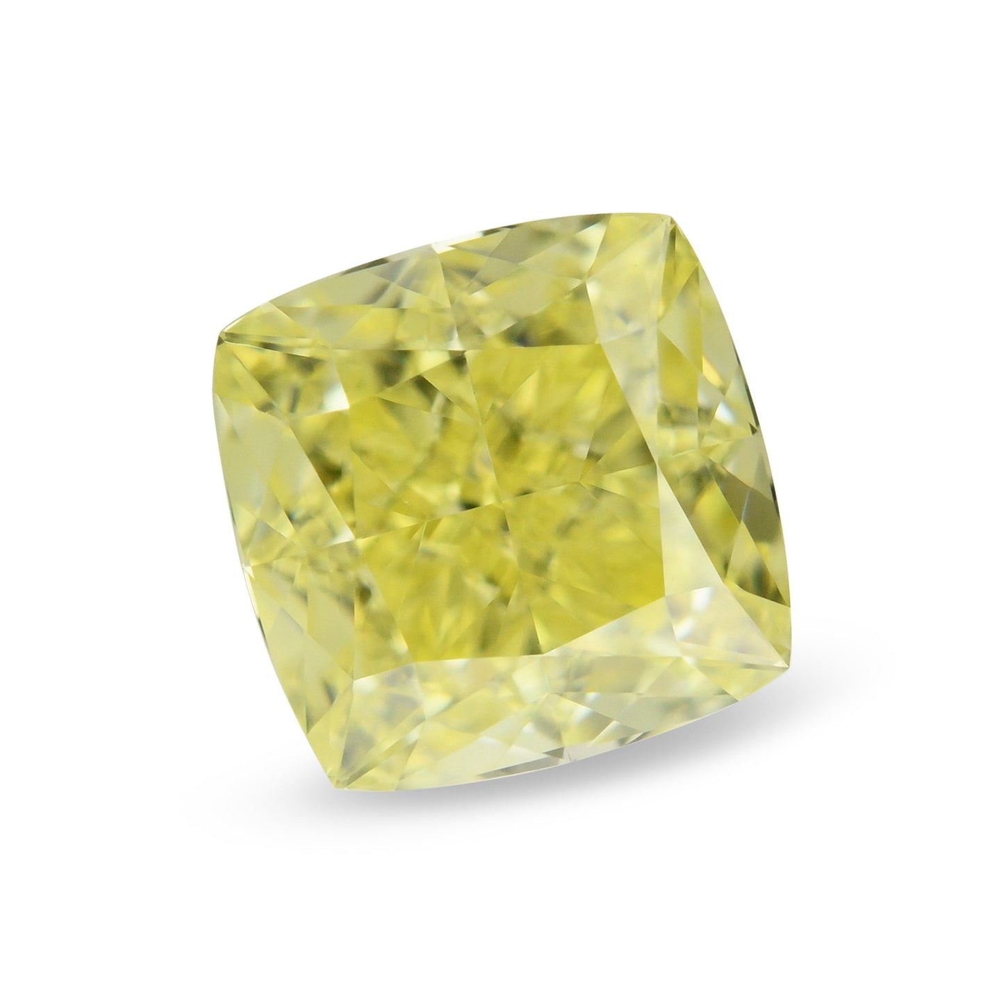 0,71 Karat Fancy Yellow Cushion Diamond VVS1 GIA