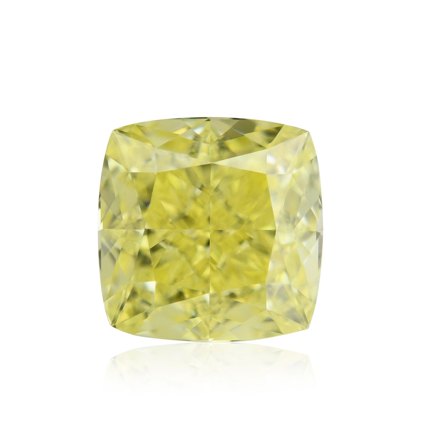 0,71 Karat Fancy Yellow Cushion Diamond VVS1 GIA