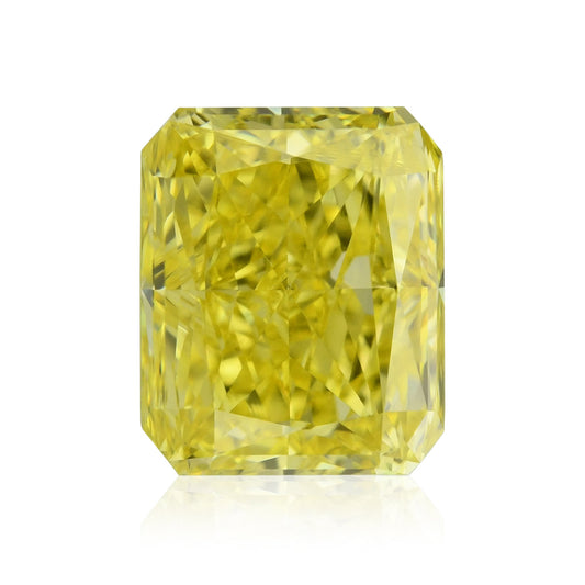 1,09 Karat Fancy Vivid Yellow Radiant Diamant IF GIA