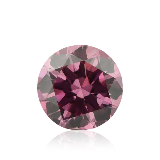 0,15 Karat Fancy Vivid Purplish Pink Brillanter SI1 GIA