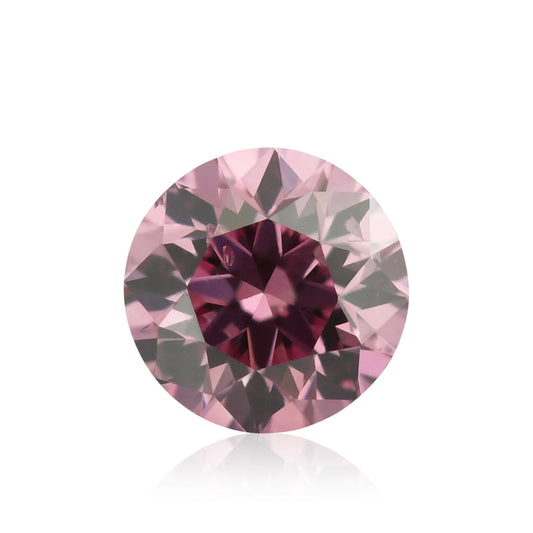 0,16 Karat Fancy Vivid Purplish Pink Runder Brillanter Argyle Diamant SI2 GIA