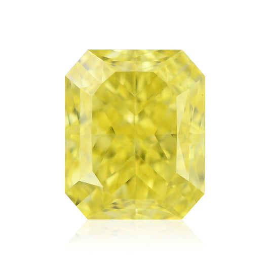 0,50 Karat Fancy Vivid Yellow Radiant Diamant IF GIA