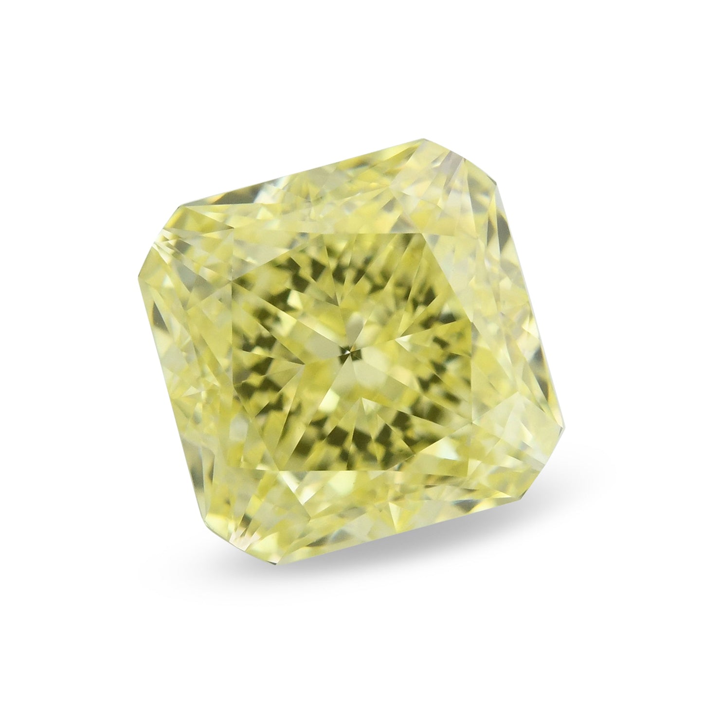 1,07 Karat Fancy Yellow Radiant VVS2 GIA