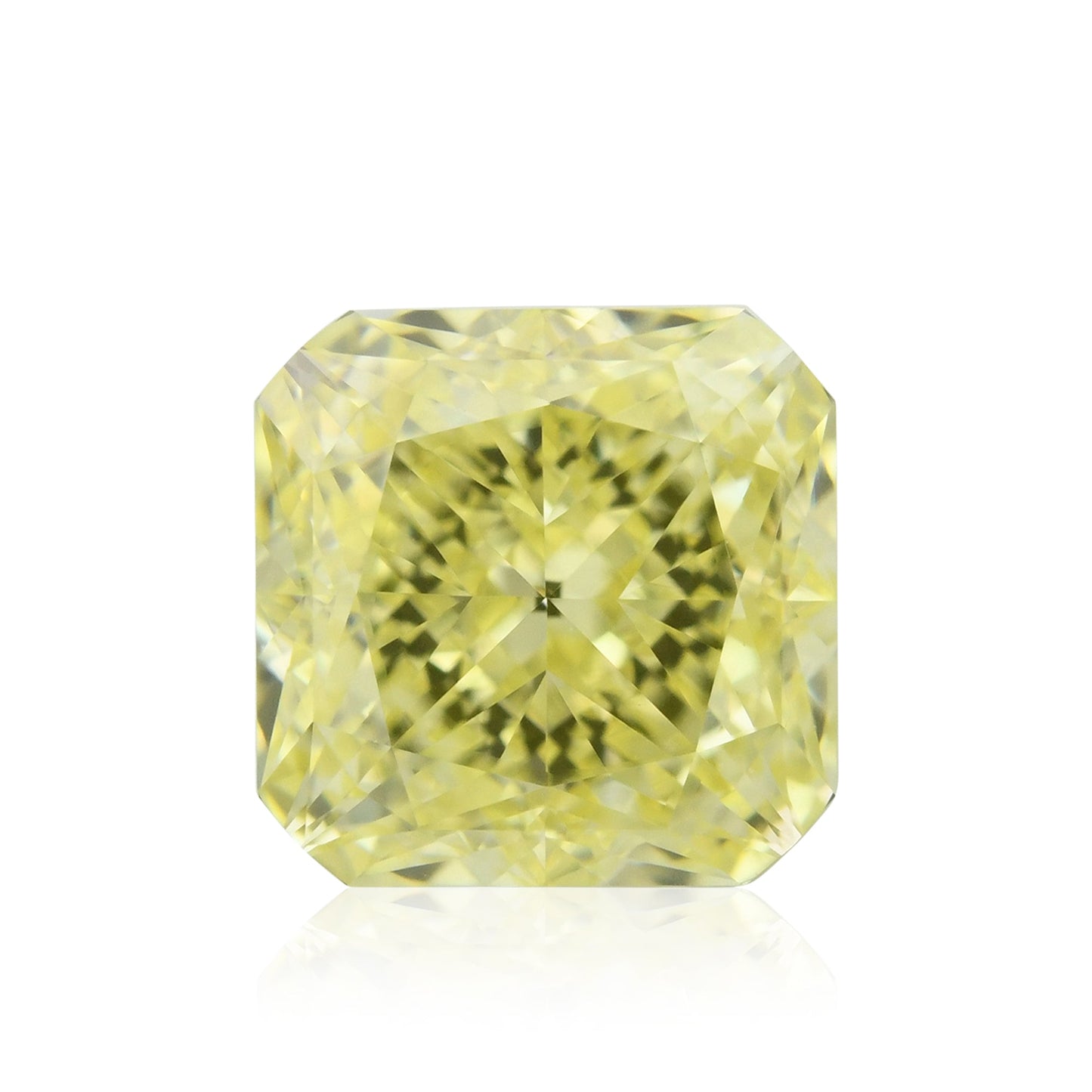 1,07 Karat Fancy Yellow Radiant VVS2 GIA