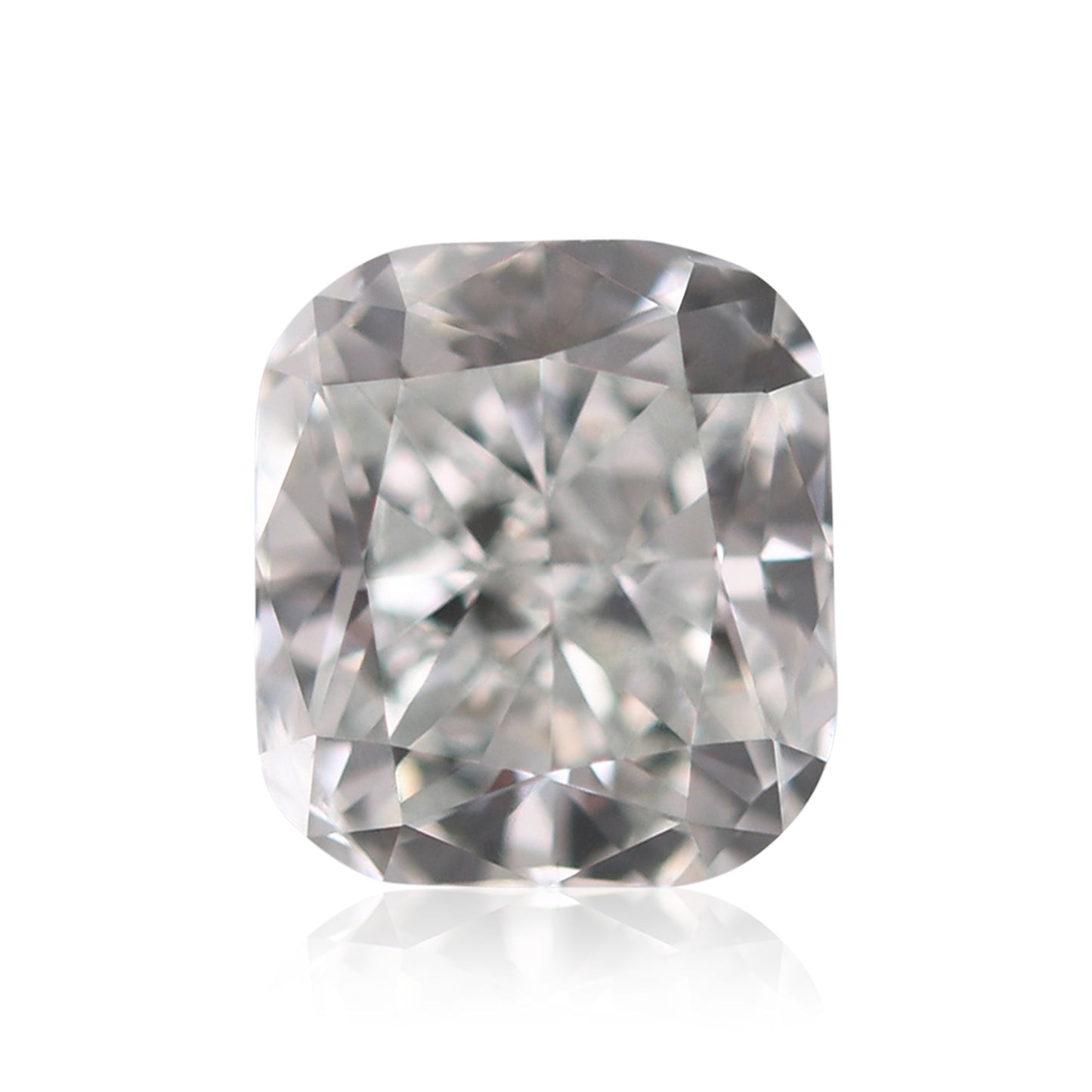 0,70 Karat Fancy Light Bluish Green Cushion Diamond I1 GIA