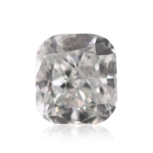0.70 Carat Fancy Light Bluish Green Cushion Diamond I1 GIA