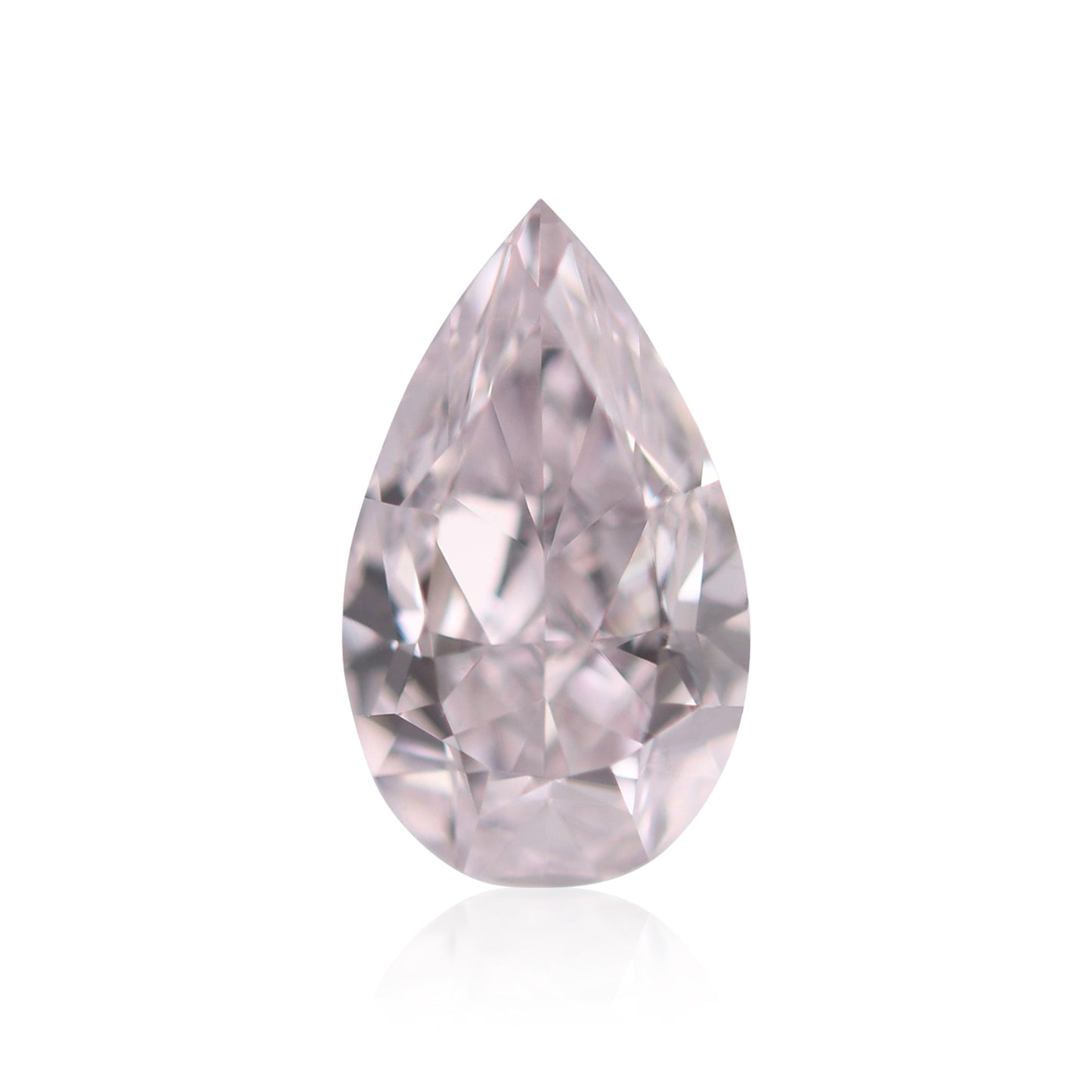 0,55 Karat sehr hellrosa birnenförmiger Diamant VVS1 GIA