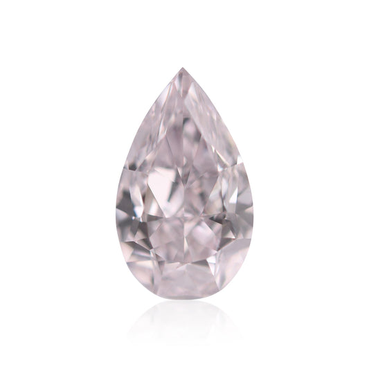0.55 Carat Very Light Pink Pear Diamond VVS1 GIA