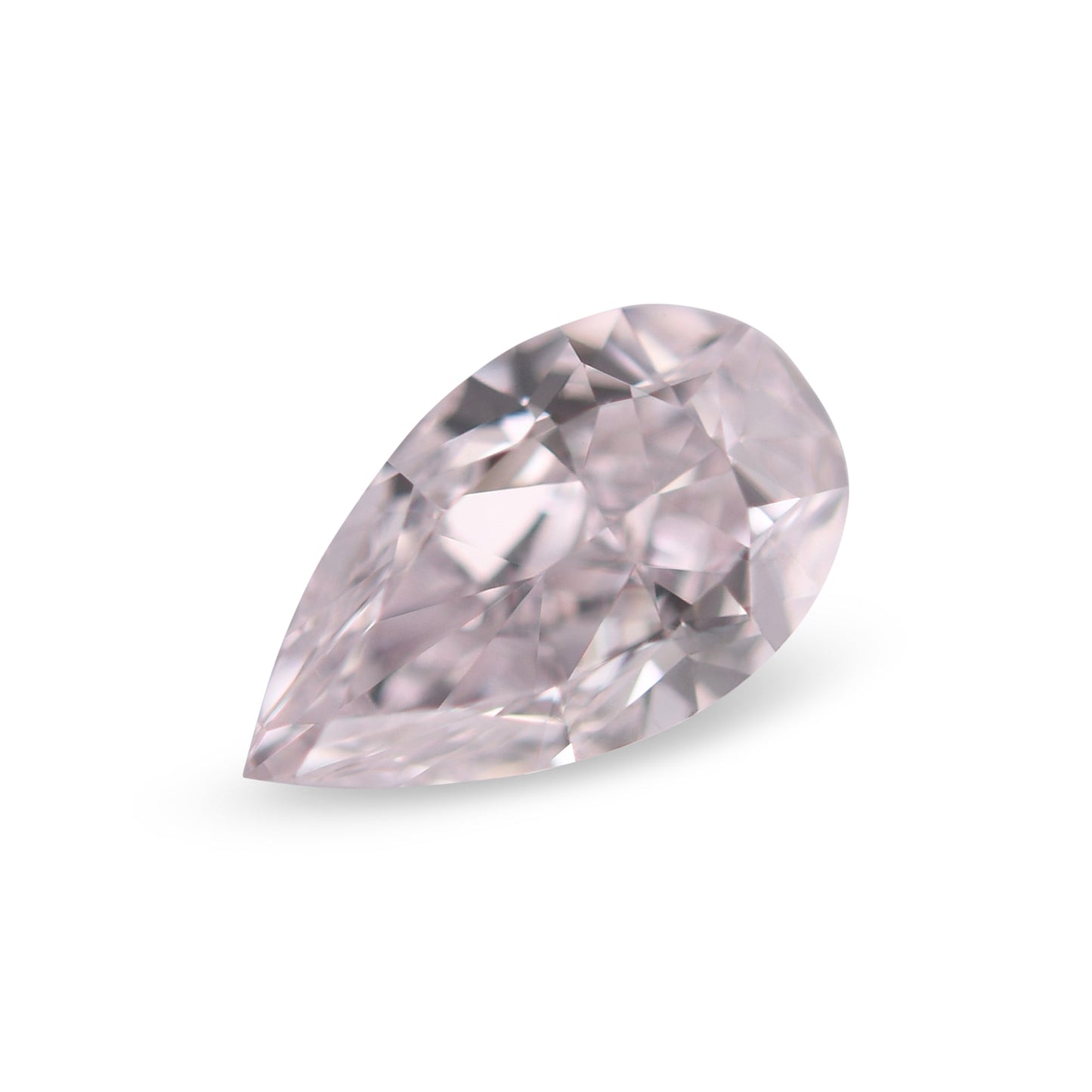 0,55 Karat sehr hellrosa birnenförmiger Diamant VVS1 GIA