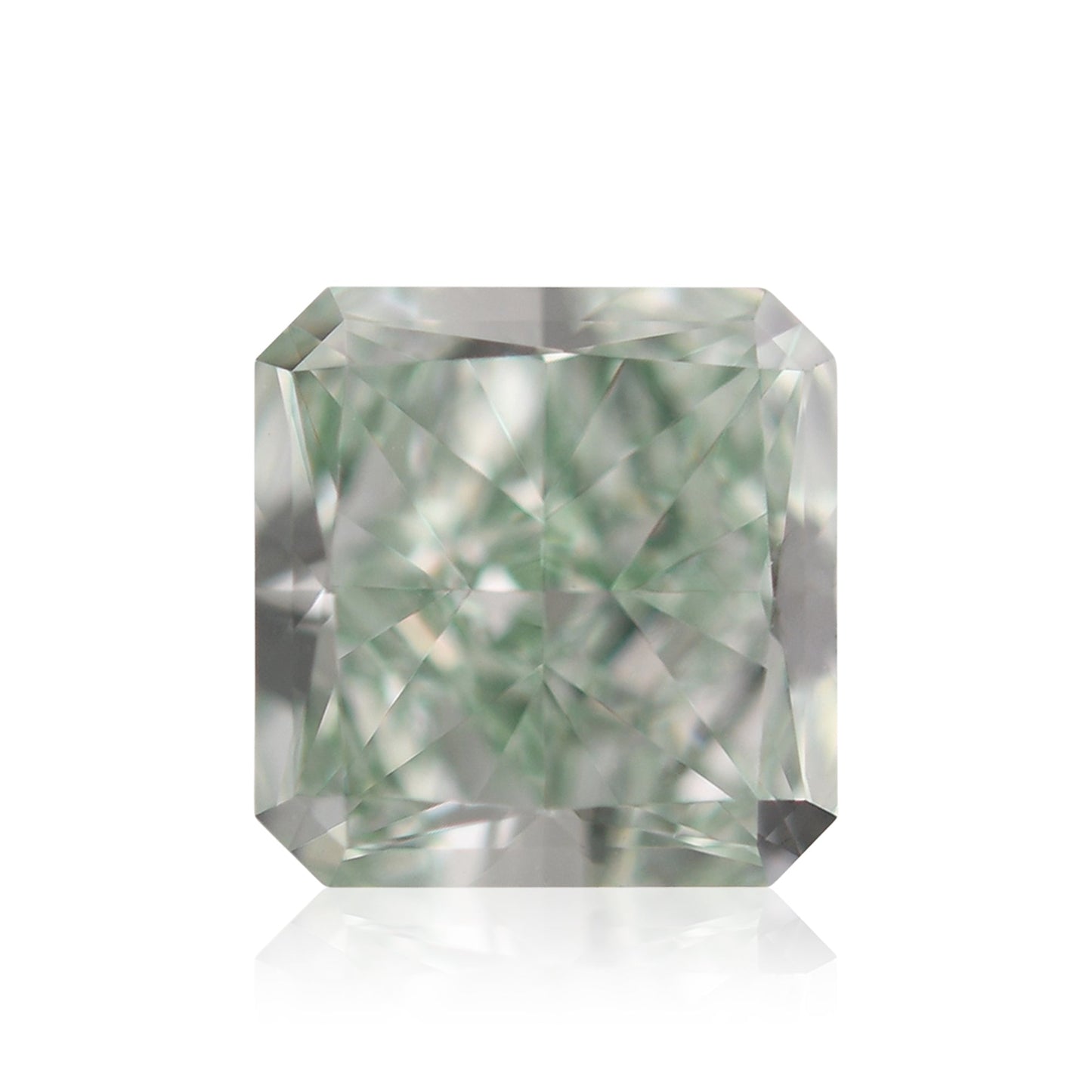 0,54 Karat Fancy Intense Green Radiant Diamant VVS1 GIA