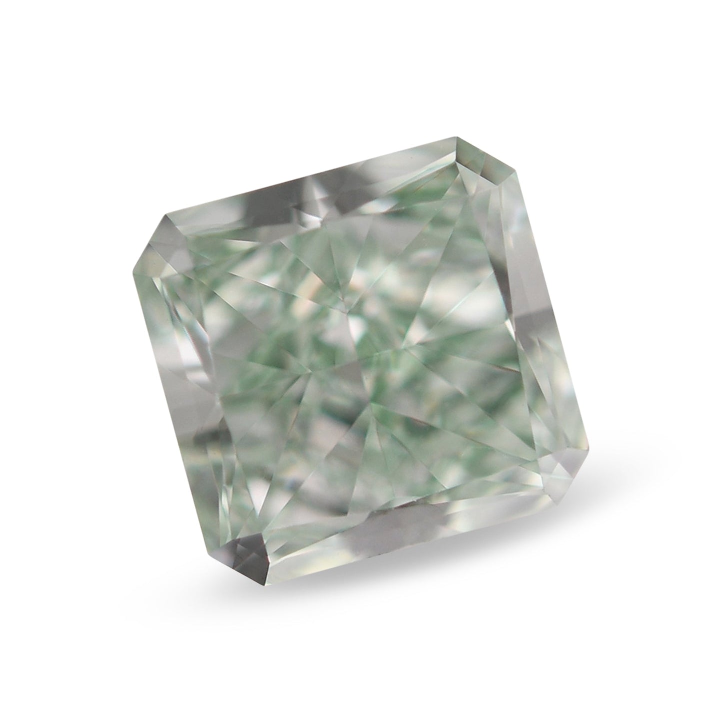 0,54 Karat Fancy Intense Green Radiant Diamant VVS1 GIA