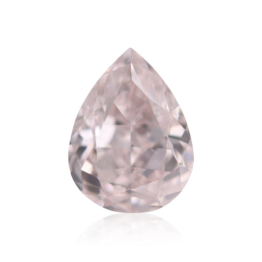 0,51 Karat hellrosa Birnenförmiger Diamant SI1 GIA