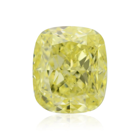 0,70 Karat Fancy Yellow Cushion Diamond VS1 GIA