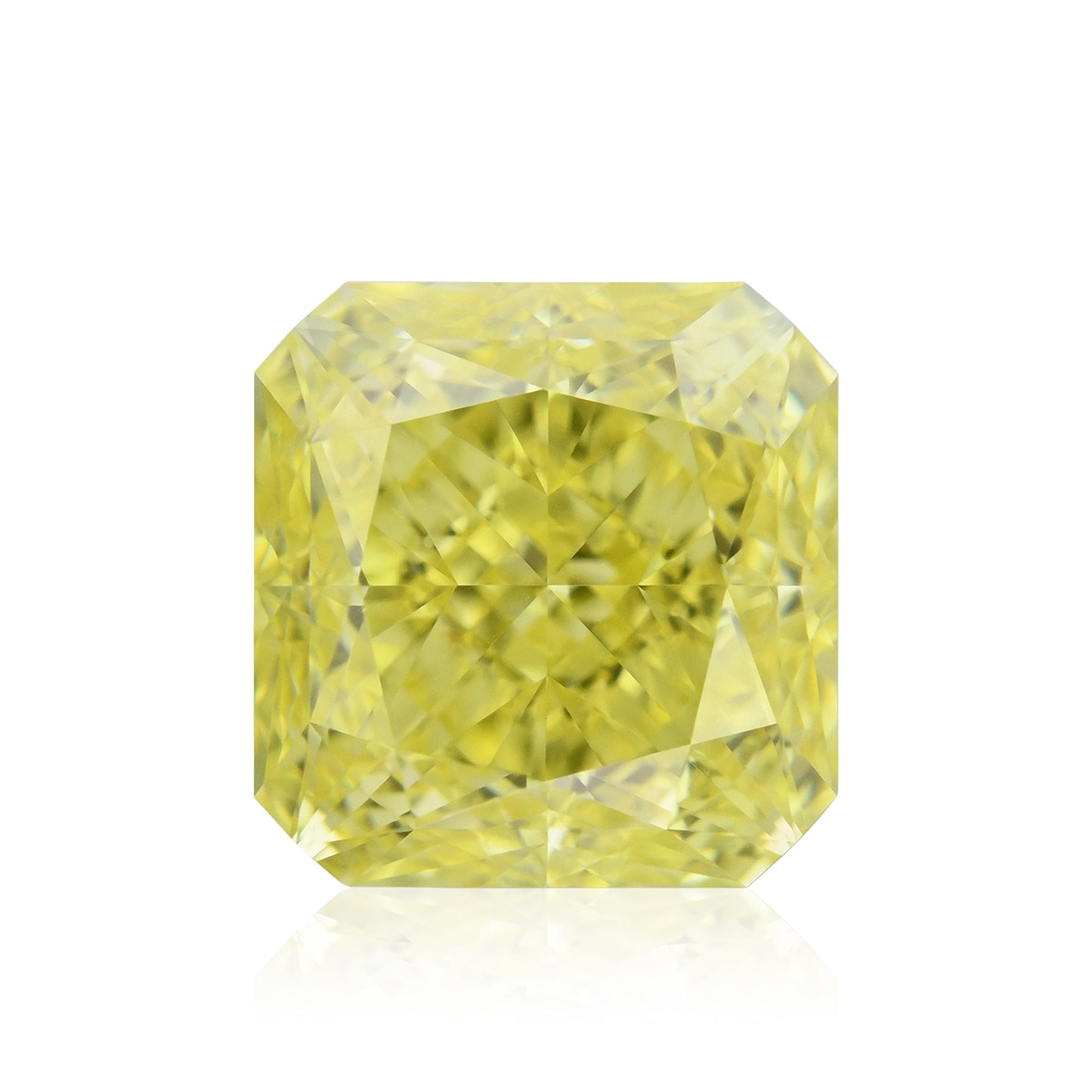 1,53 Karat Fancy Intense Yellow Radiant VS1 GIA