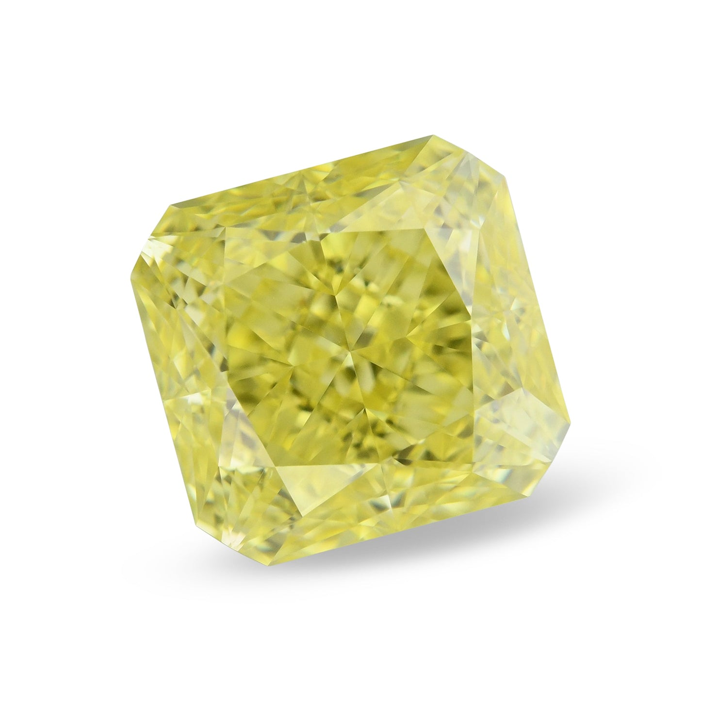1,53 Karat Fancy Intense Yellow Radiant VS1 GIA