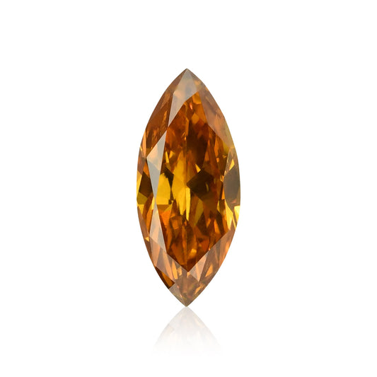 0,29 Karat Fancy Deep Yellowish Orange Marquise-Diamant (I1) GIA