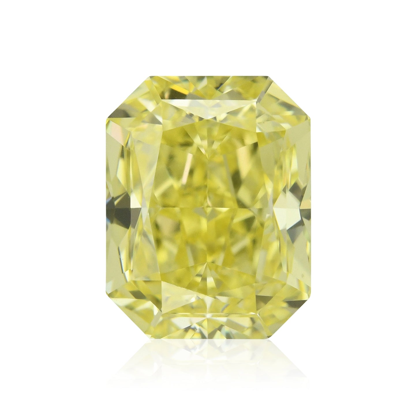 1,28 Karat Fancy Intense Yellow Radiant VS2 GIA
