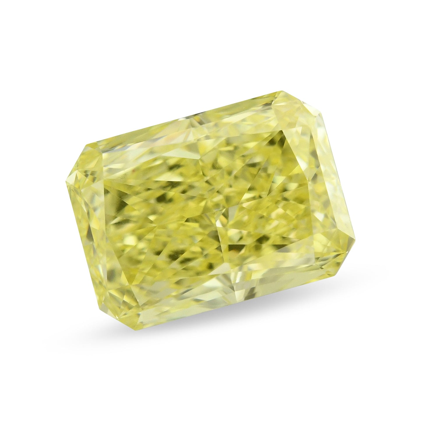 1,24 Karat Fancy Intense Yellow Radiant VS2 GIA
