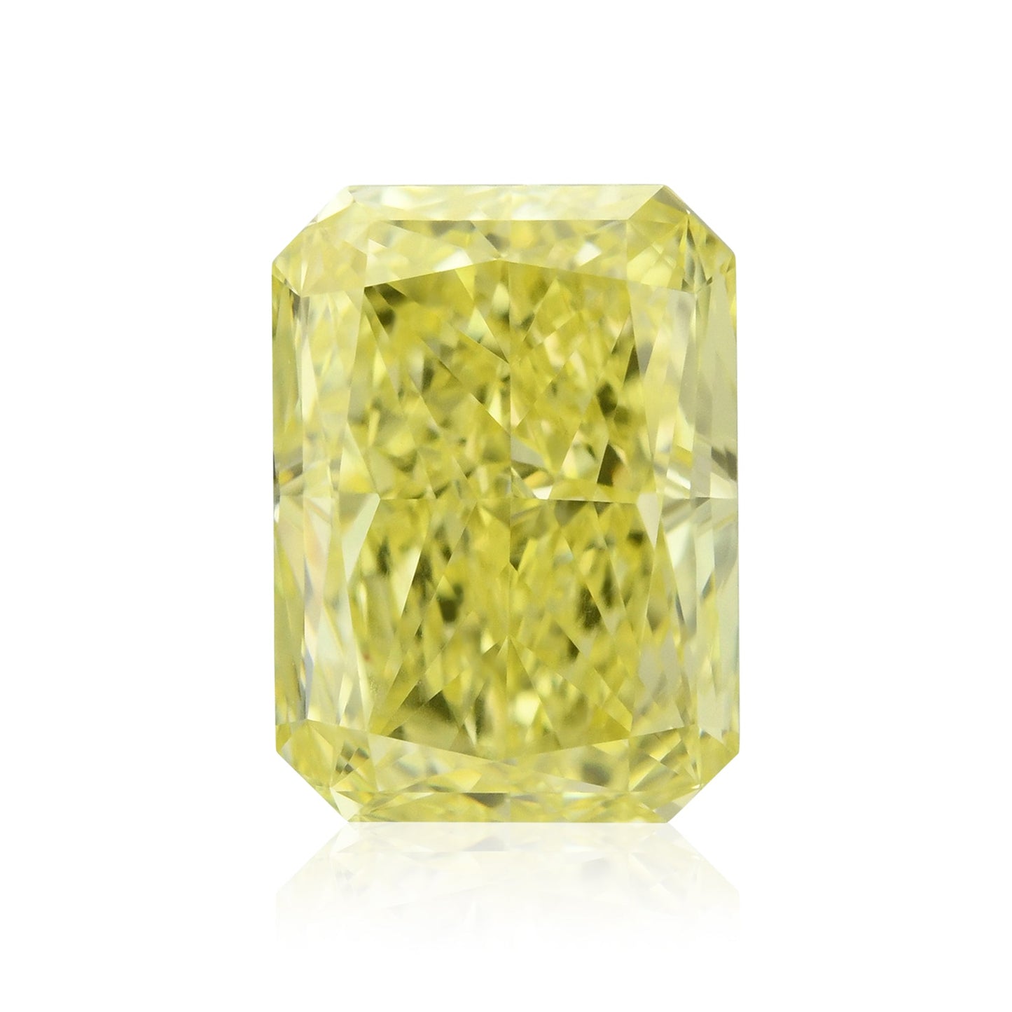 1,24 Karat Fancy Intense Yellow Radiant VS2 GIA