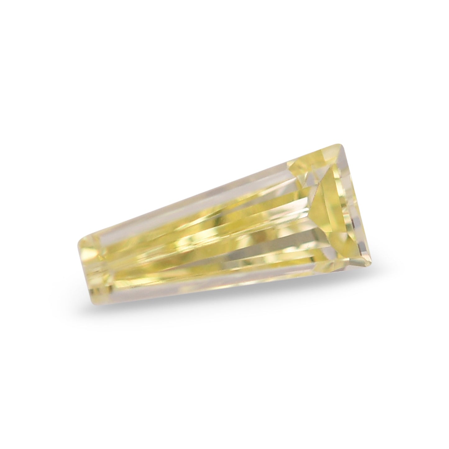 0,12 Karat Fancy Yellow Taper Diamant VS2