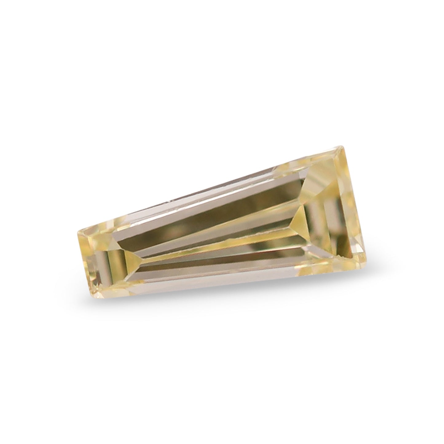0,14 Karat Fancy Yellow Taper Diamant VS2