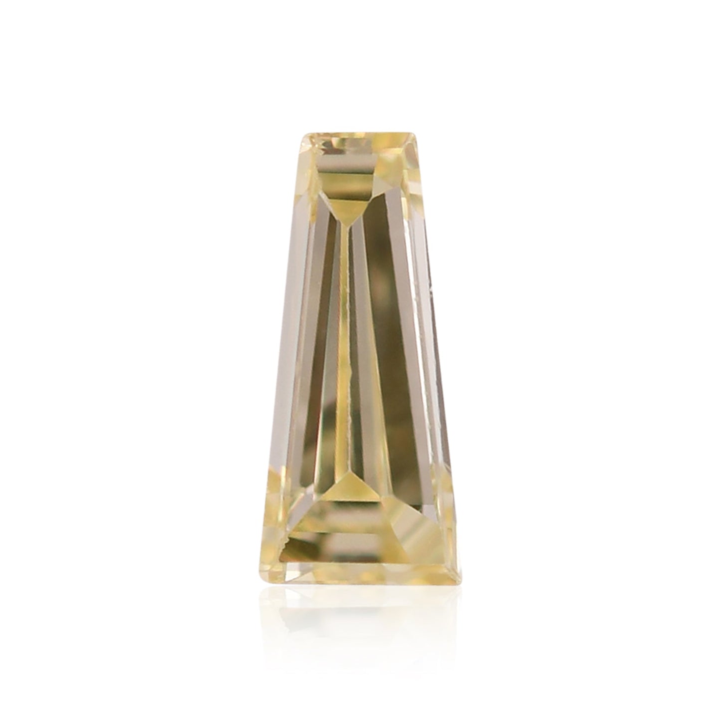 0,14 Karat Fancy Yellow Taper Diamant VS2