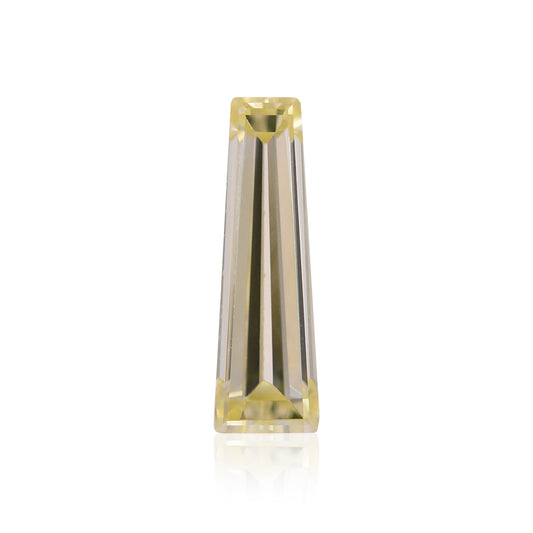 0,19 Karat Fancy Yellow Taper Diamant VS1 GIA