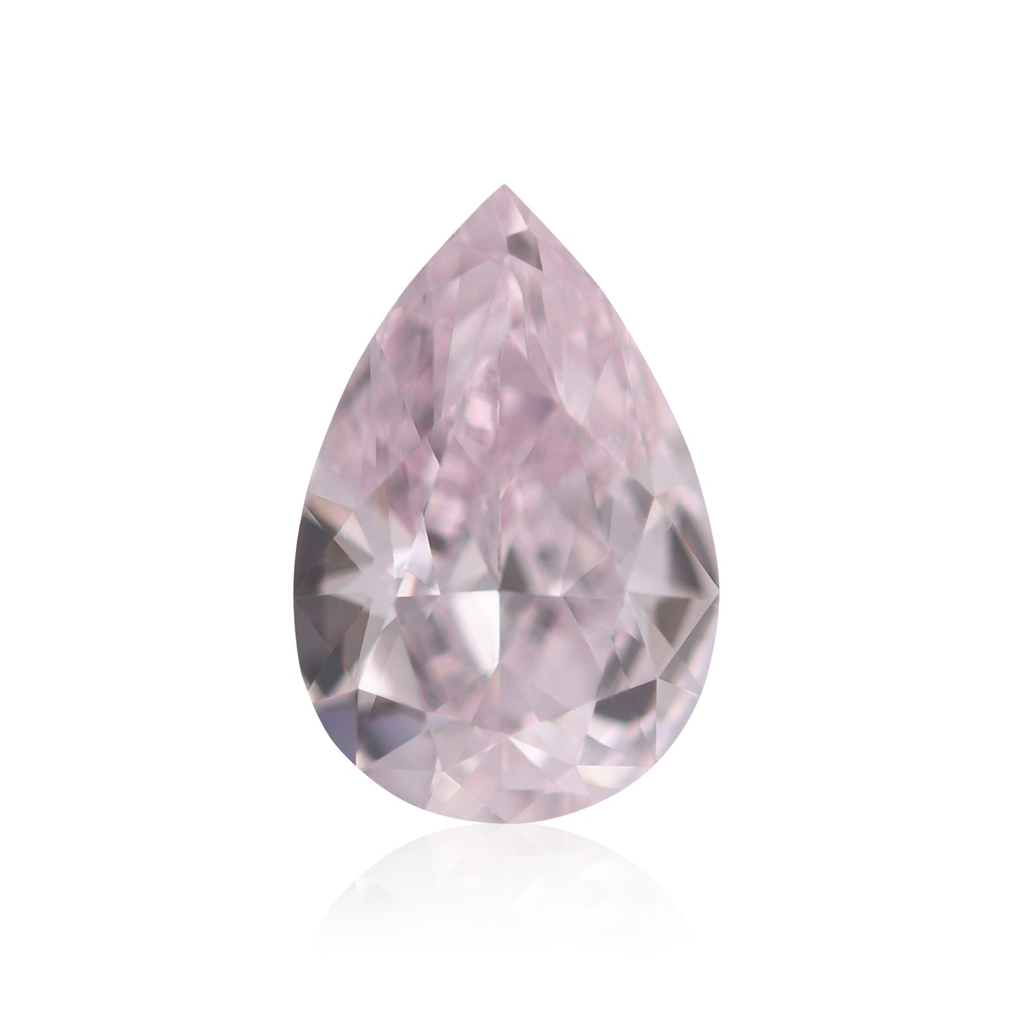 0,31 Karat Fancy Purplish Pink Birnenförmiger Diamant SI1 GIA