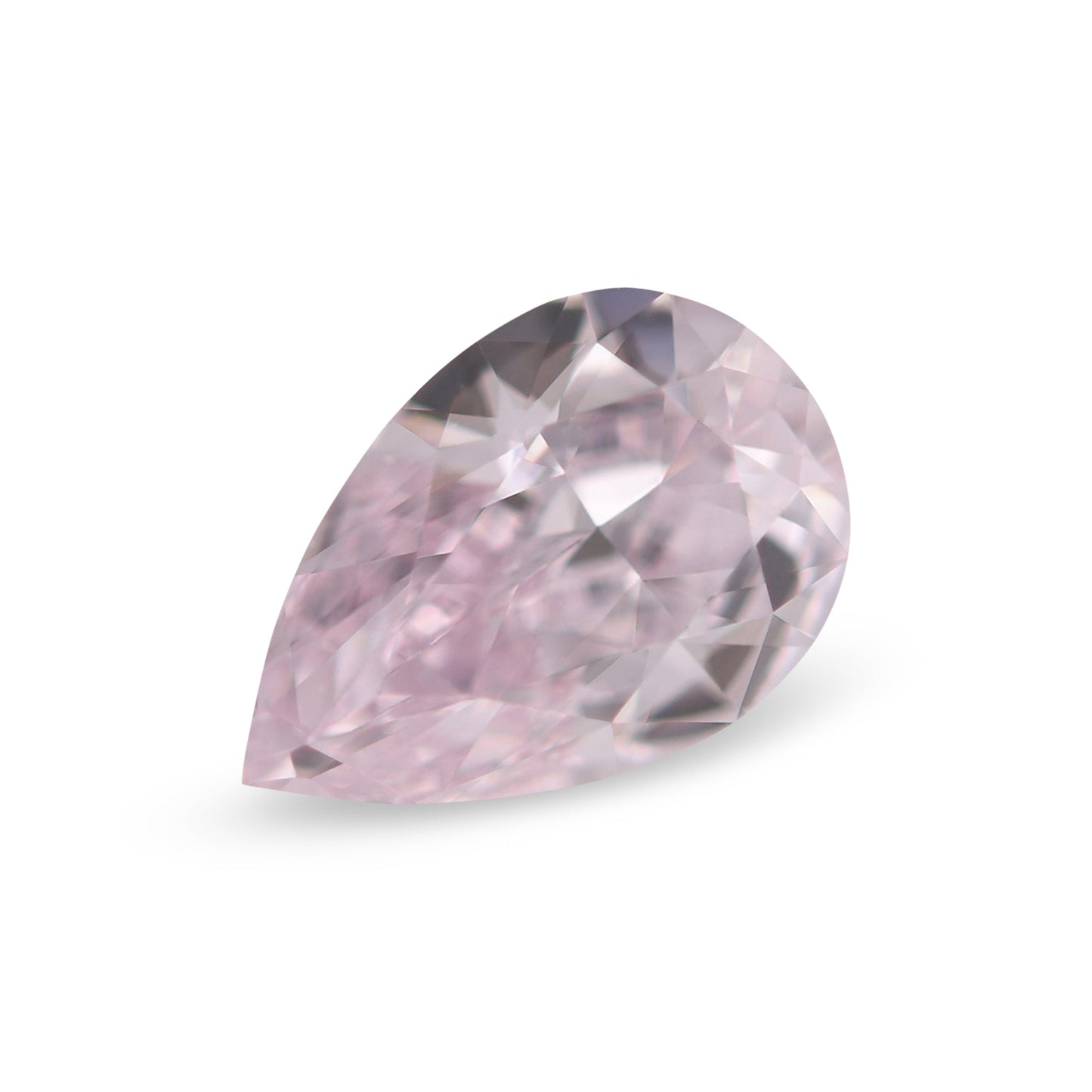 0,31 Karat Fancy Purplish Pink Birnenförmiger Diamant SI1 GIA