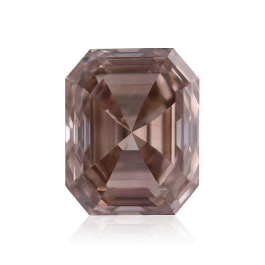 1,00 Karat Smaragd-Diamant in Fancy Pink Brown, VS2, GIA