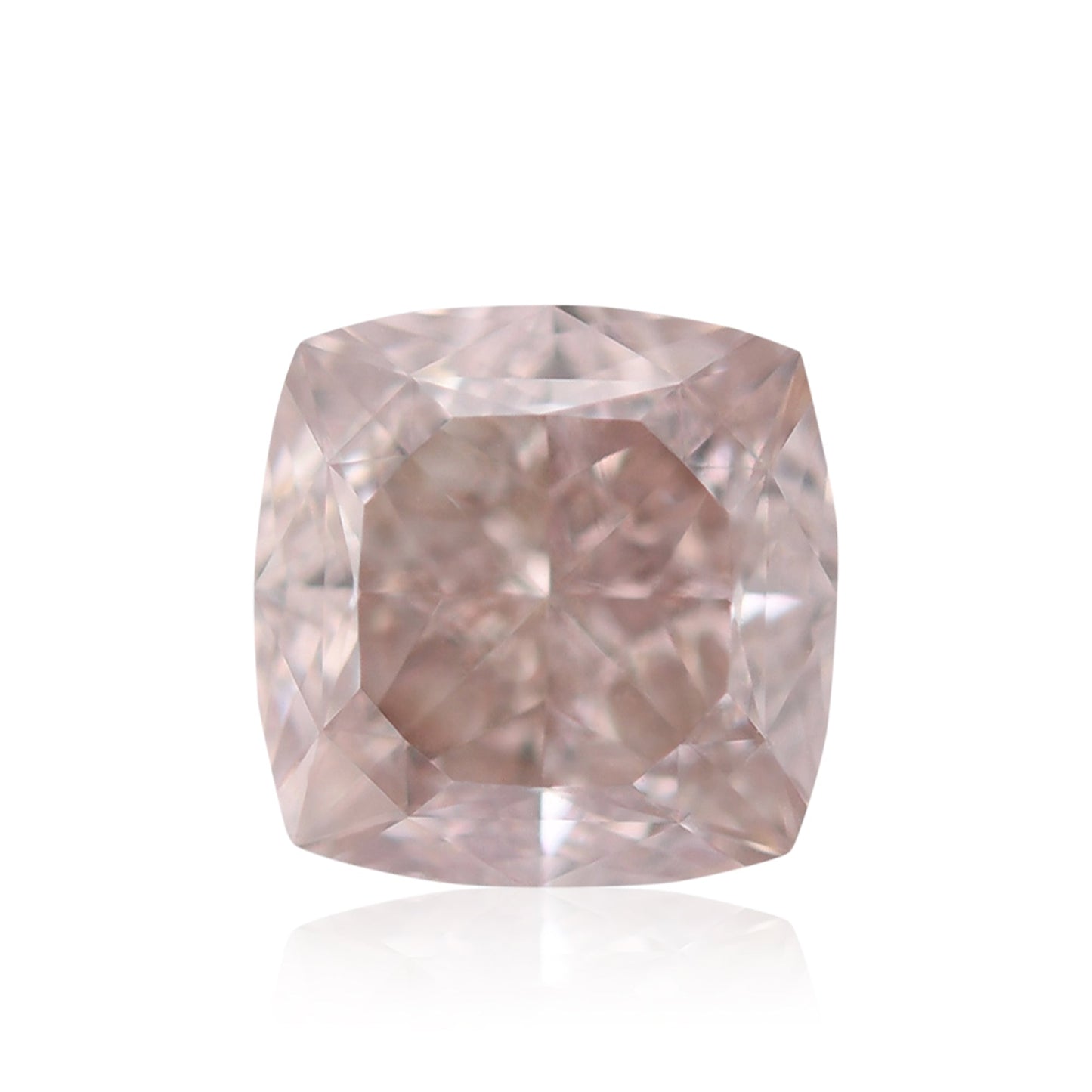 1,03 Karat Fancy Pinkish Brown Cushion Diamond SI1 GIA