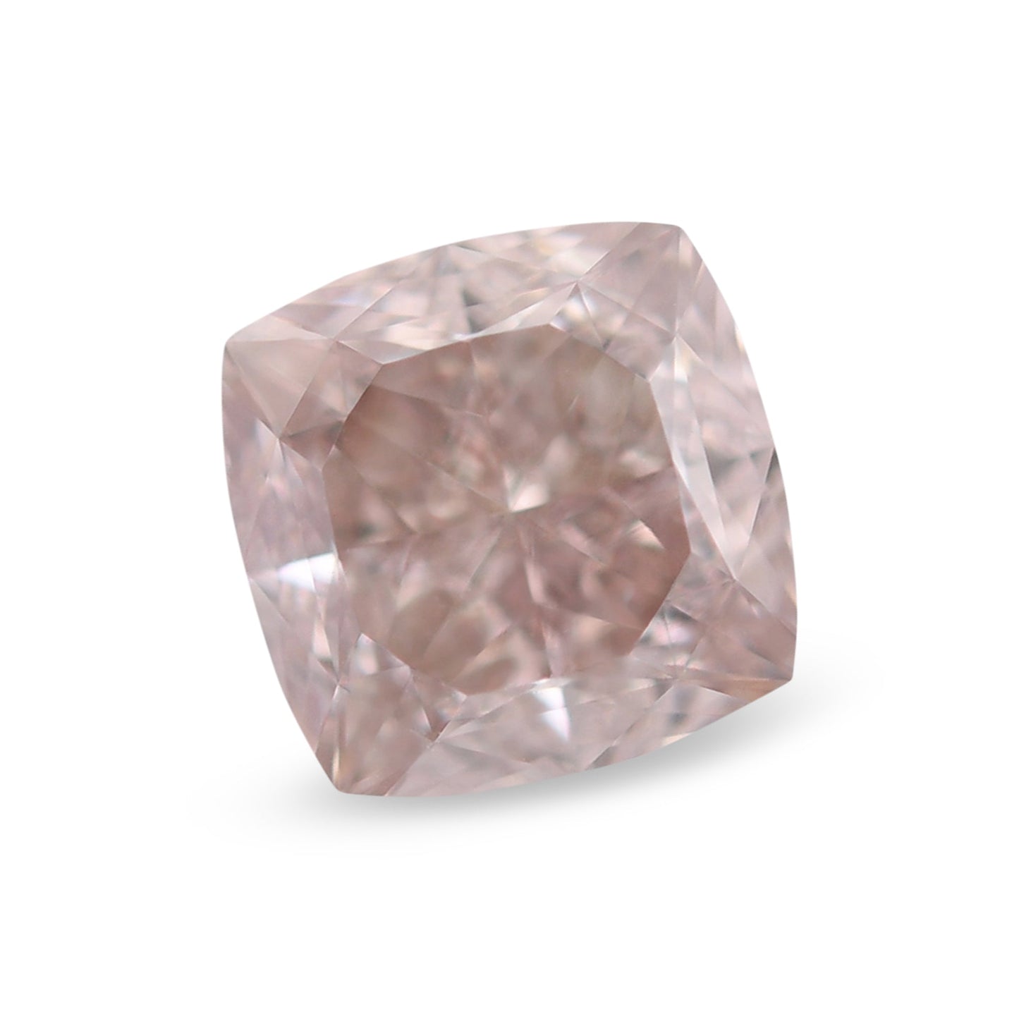 1,03 Karat Fancy Pinkish Brown Cushion Diamond SI1 GIA